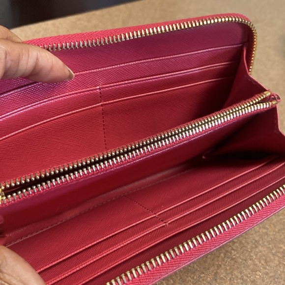 Prada Saffiano Zip Around Wallet - Picture 8 of 16
